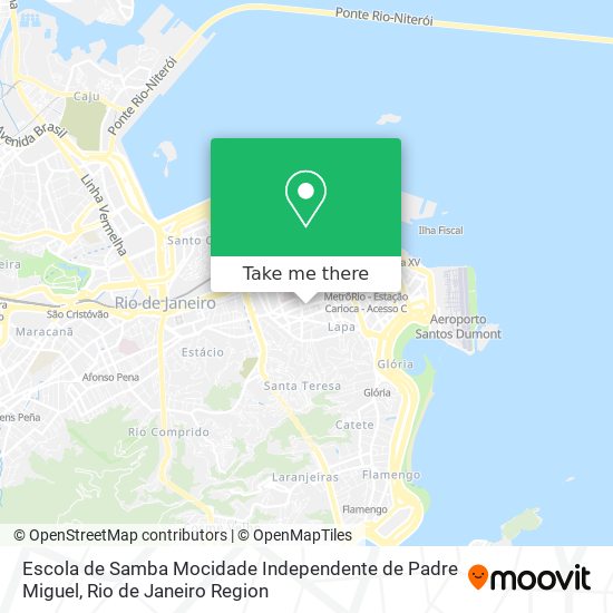 Escola de Samba Mocidade Independente de Padre Miguel map