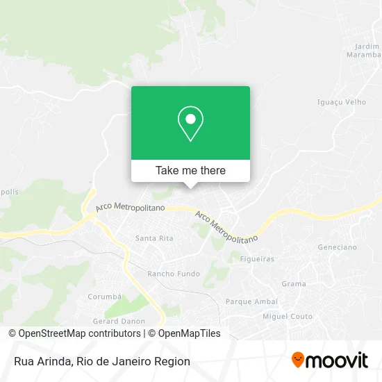 Rua Arinda map