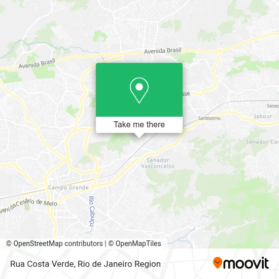 Rua Costa Verde map