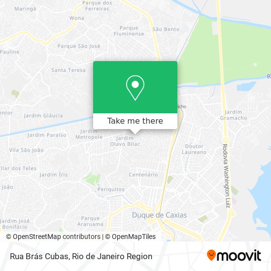 Rua Brás Cubas map