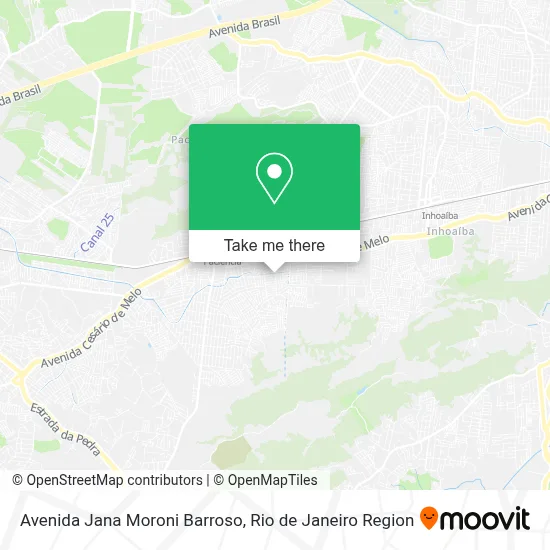 Avenida Jana Moroni Barroso map