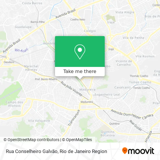 Rua Conselheiro Galvão map
