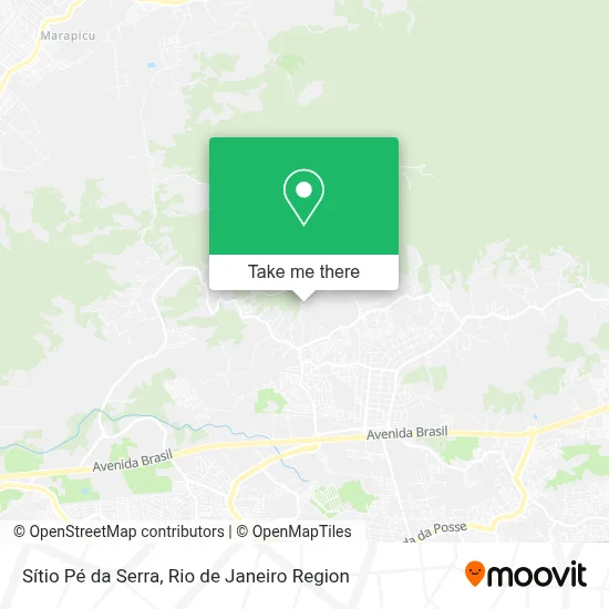 Sítio Pé da Serra map