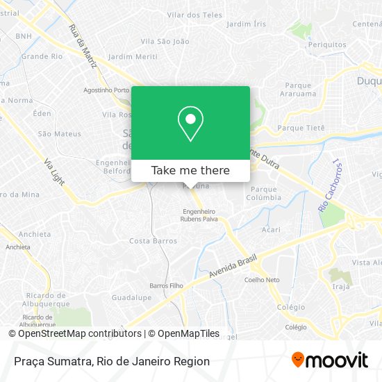 Praça Sumatra map