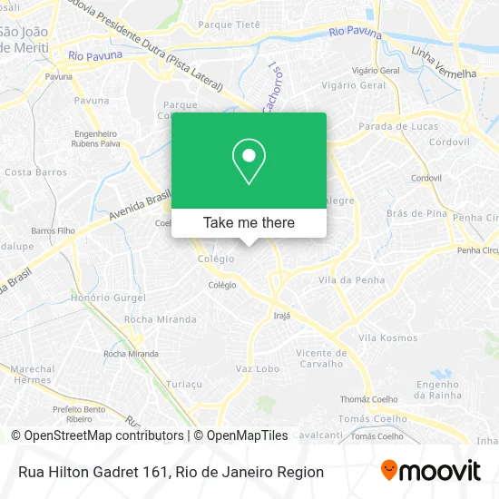 Rua Hilton Gadret 161 map