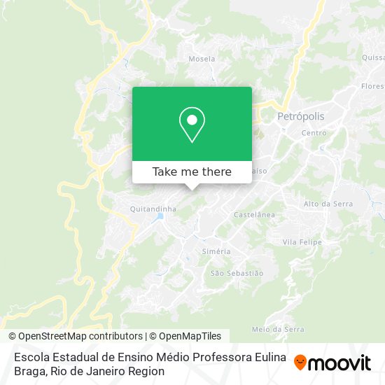 Escola Estadual de Ensino Médio Professora Eulina Braga map