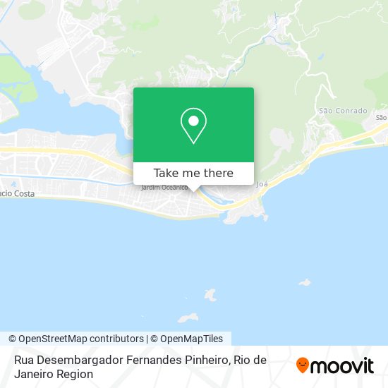 Mapa Rua Desembargador Fernandes Pinheiro