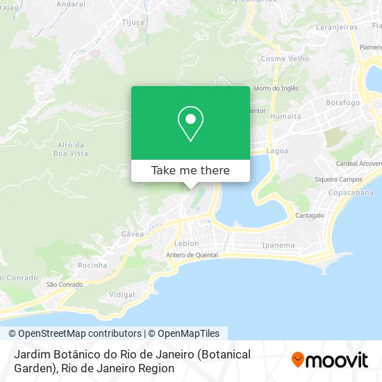 Jardim Botânico do Rio de Janeiro (Botanical Garden) map