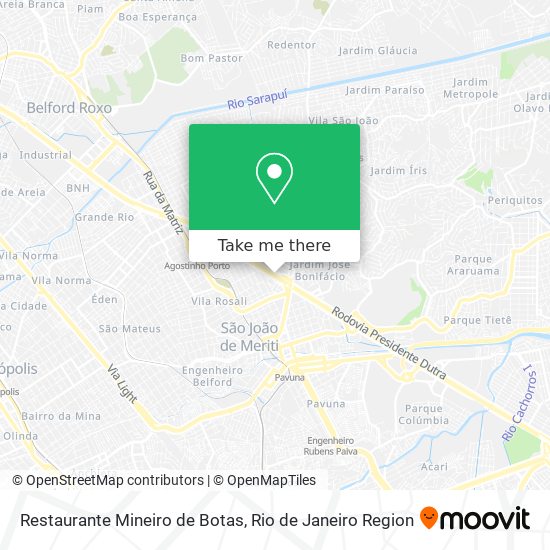 Restaurante Mineiro de Botas map