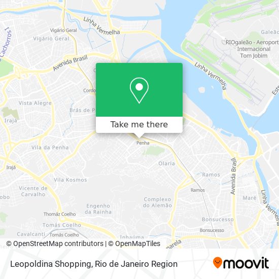 Leopoldina Shopping map