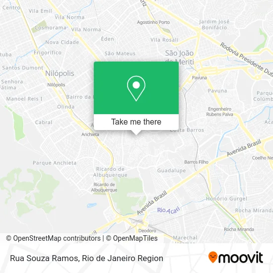 Rua Souza Ramos map