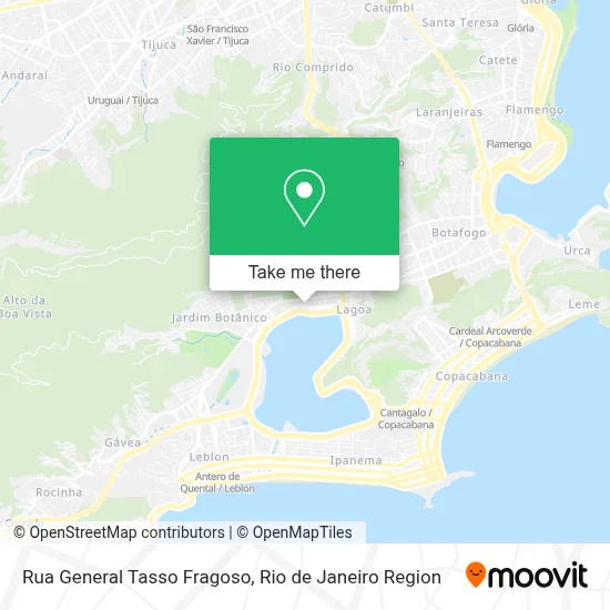 Rua General Tasso Fragoso map