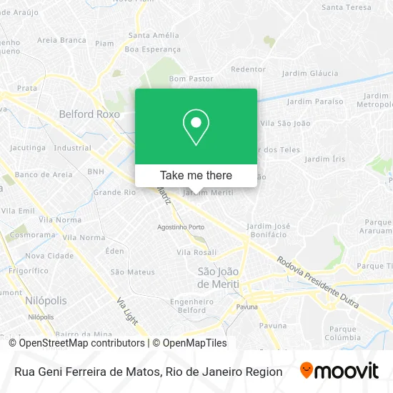 Rua Geni Ferreira de Matos map
