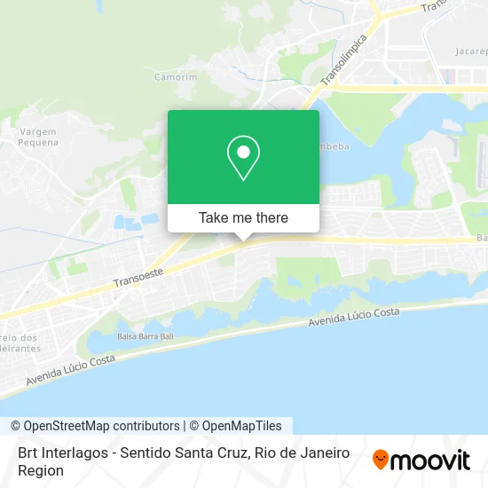 Brt Interlagos - Sentido Santa Cruz map