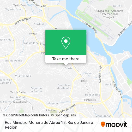 Rua Ministro Moreira de Abreu 18 map