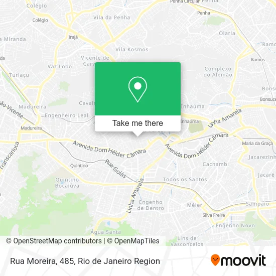 Rua Moreira, 485 map