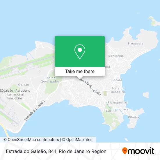 Estrada do Galeão, 841 map