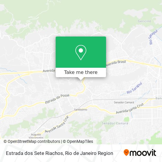 Estrada dos Sete Riachos map