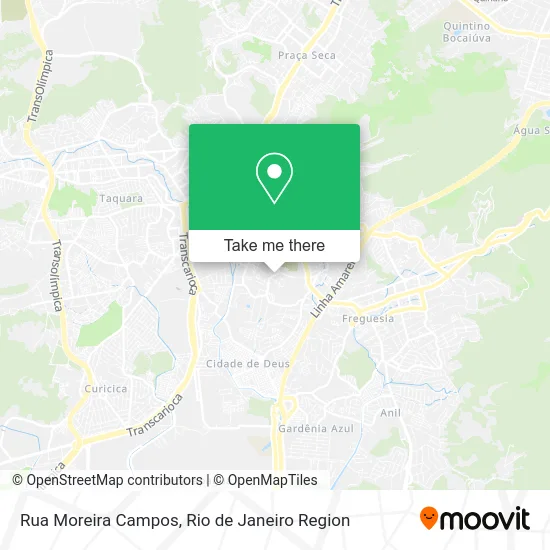 Rua Moreira Campos map