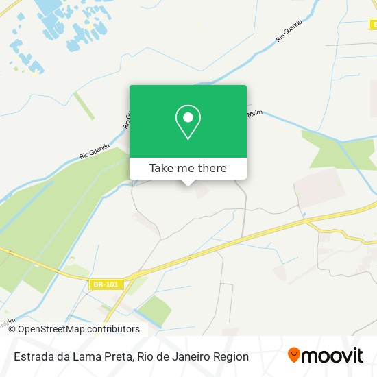 Estrada da Lama Preta map