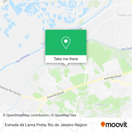 Estrada da Lama Preta map