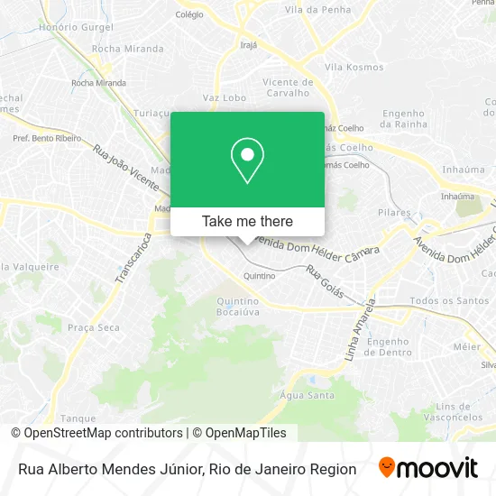 Rua Alberto Mendes Júnior map