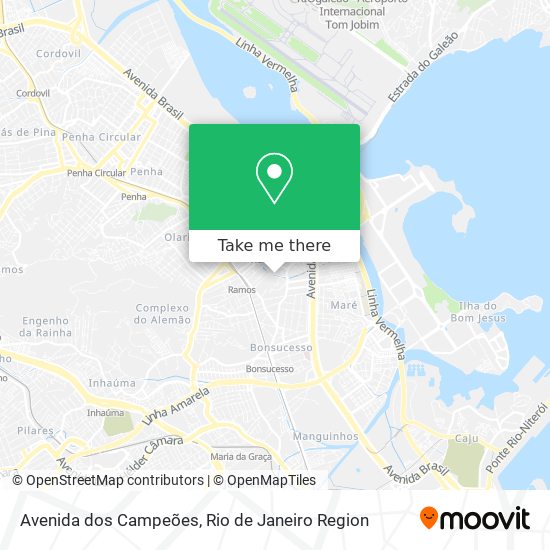 Avenida dos Campeões map