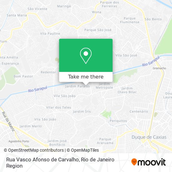 Rua Vasco Afonso de Carvalho map