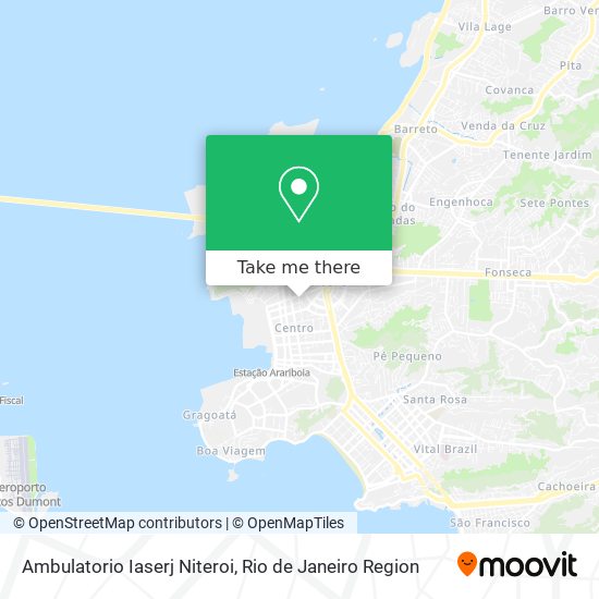 Mapa Ambulatorio Iaserj Niteroi