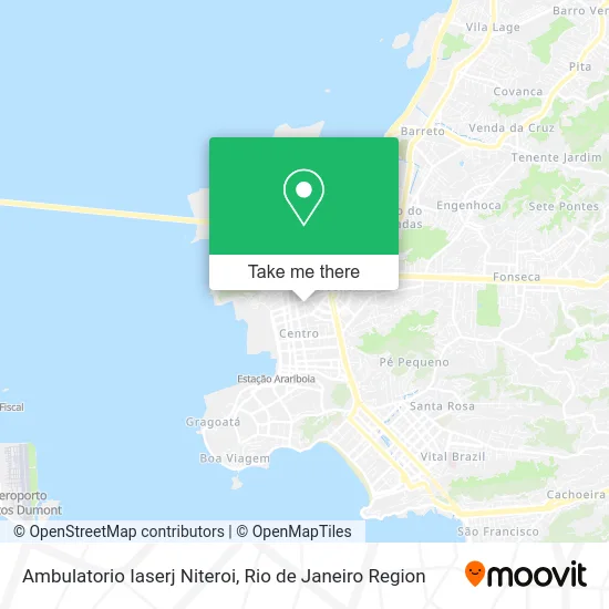 Ambulatorio Iaserj Niteroi map