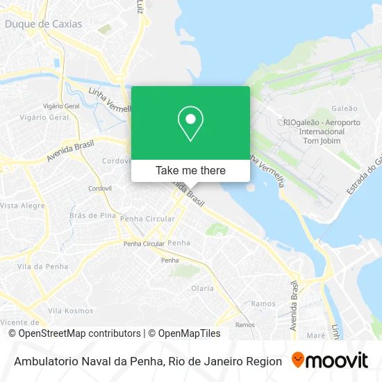 Ambulatorio Naval da Penha map