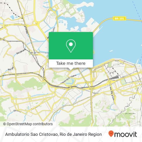 Mapa Ambulatorio Sao Cristovao