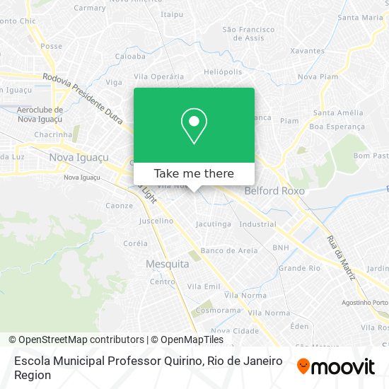 Escola Municipal Professor Quirino map