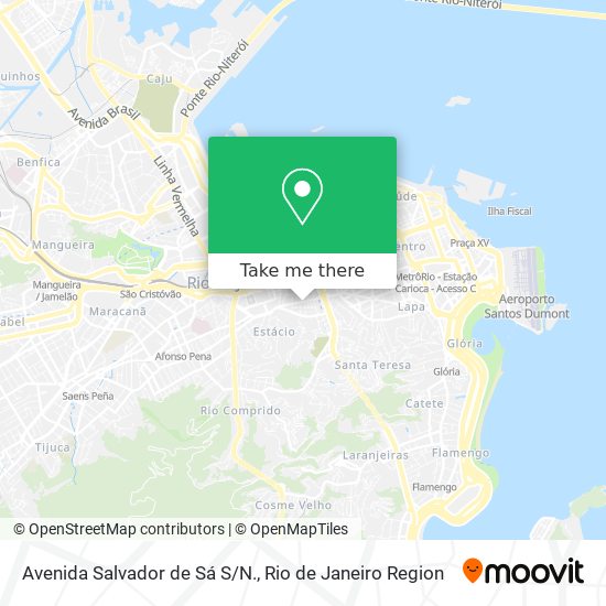 Mapa Avenida Salvador de Sá S/N.