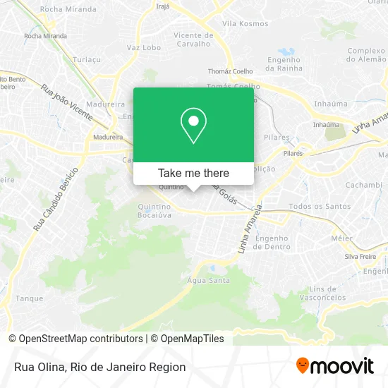 Rua Olina map
