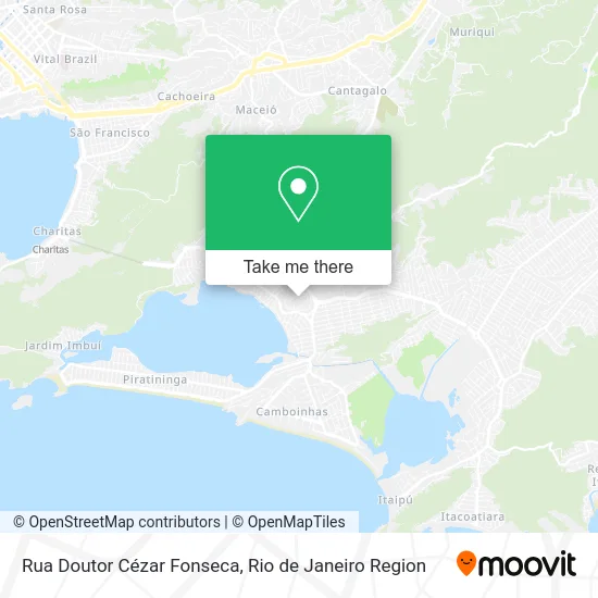 Rua Doutor Cézar Fonseca map