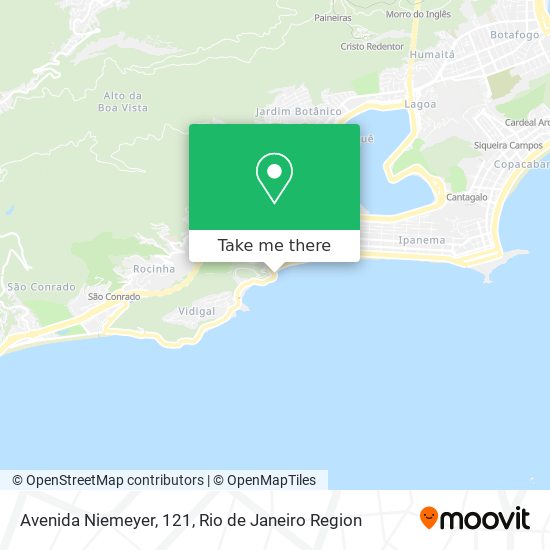 Avenida Niemeyer, 121 map