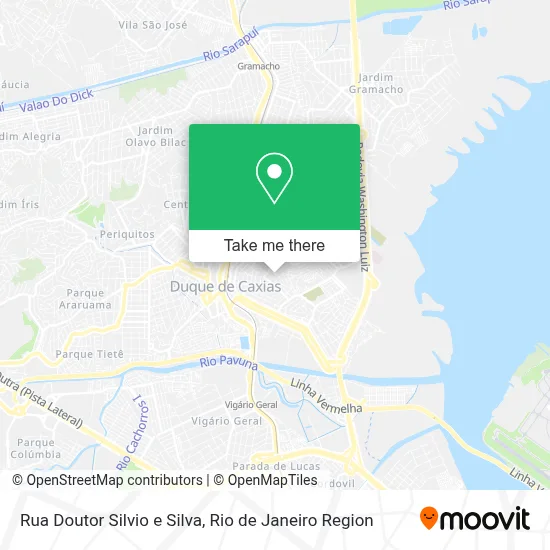 Rua Doutor Silvio e Silva map