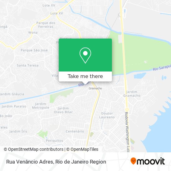 Rua Venâncio Adres map