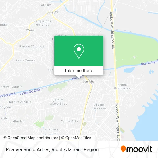 Rua Venâncio Adres map