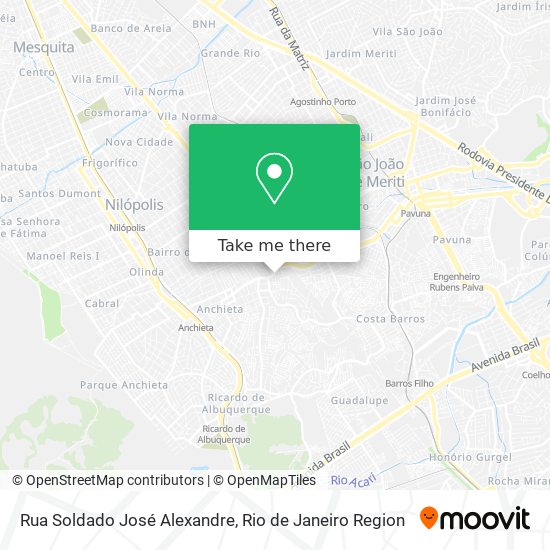 Rua Soldado José Alexandre map