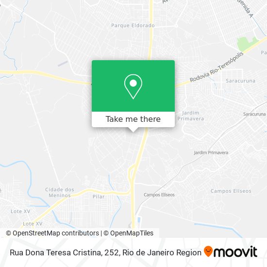 Rua Dona Teresa Cristina, 252 map