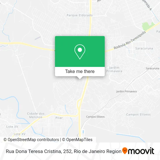 Rua Dona Teresa Cristina, 252 map