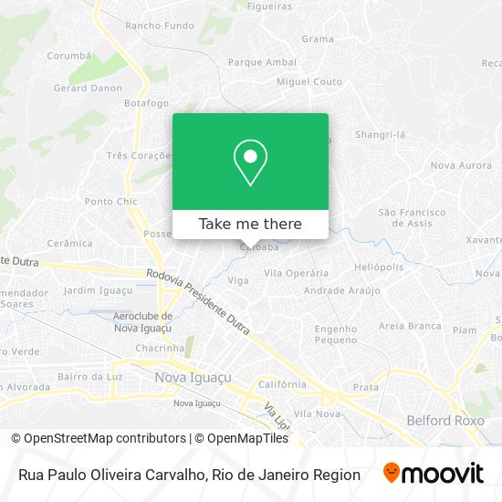 Rua Paulo Oliveira Carvalho map