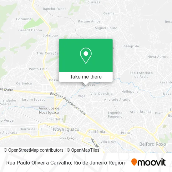 Rua Paulo Oliveira Carvalho map