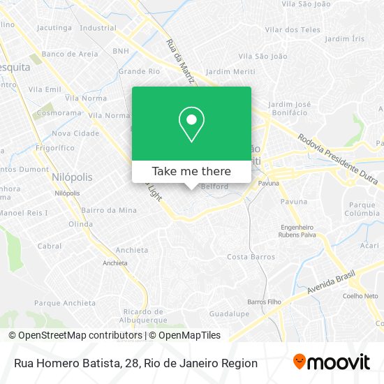Rua Homero Batista, 28 map