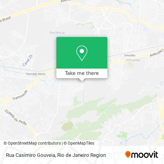 Mapa Rua Casimiro Gouveia