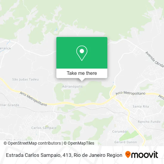 Estrada Carlos Sampaio, 413 map