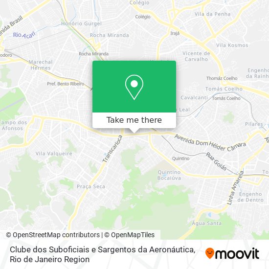 Clube dos Suboficiais e Sargentos da Aeronáutica map