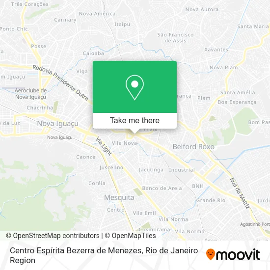Centro Espírita Bezerra de Menezes map